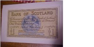 Awesome 1 poonder from Scotland Banknote