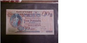 Bank of Ireland 10 Pound note (N Ireland) Banknote