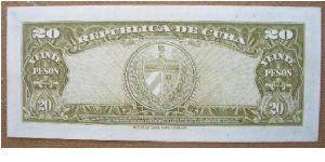 Banknote from Cuba