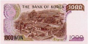 Banknote from Korea - South