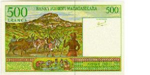 Banknote from Madagascar