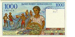 Banknote from Madagascar