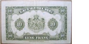 Banknote from Luxembourg