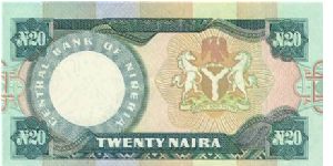 Banknote from Nigeria