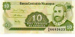 10 Cordobas * 1991 * P-169 Banknote