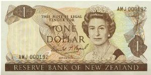 1 Dollar * 1989-92 * P-169c Banknote