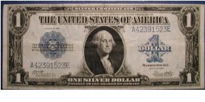 1923 Large Size 1 Dollar Silver Certificate Banknote