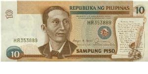 10 Piso * 1985 * P-169b Banknote