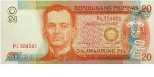 20 Piso * 2001 * P-182c Banknote