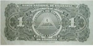 Banknote from Nicaragua