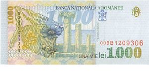 Banknote from Romania