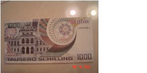 Banknote from Austria