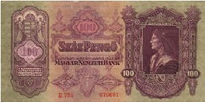 100 Pengo * 1930 * P-98 Banknote