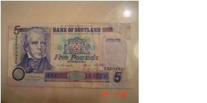 Scotland  P-119 5 Pounds 1998 Banknote