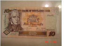 Scotland P-120 10 Pounds 1998 Banknote
