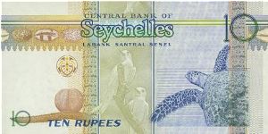 Banknote from Seychelles