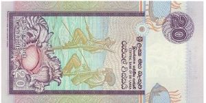 Banknote from Sri Lanka