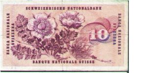 Banknote from Switzerland