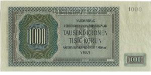 Banknote from Czech Republic