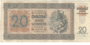 Banknote from Slovakia