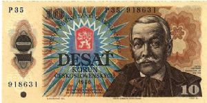 Czechoslovakia - 10 Kcs 1986 Banknote