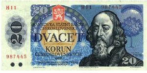 Czechoslovakia - 20 Kcs 1988 Banknote