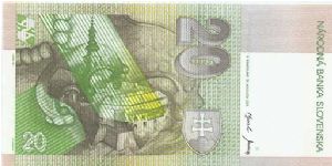 Banknote from Slovakia