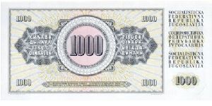 Banknote from Yugoslavia