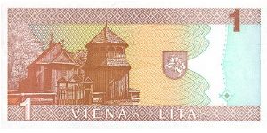 Banknote from Lithuania