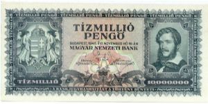 10.000.000 Pengö Banknote