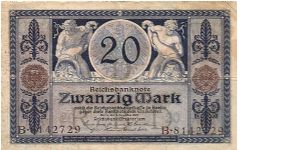 20 Mark
Reichsbanknote Banknote