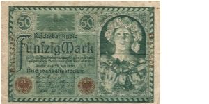 50 Mark
Reichsbanknote Banknote