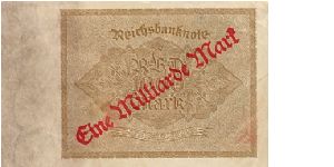 Banknote from Germany