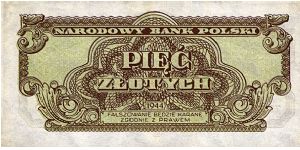 Banknote from Poland