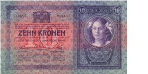 10 K
Austria - Hungary Banknote