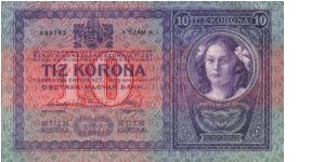 Banknote from Austria