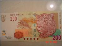 South Africa P-132 200 Rand Banknote