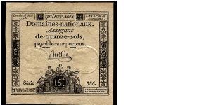 15 Sols. Banknote