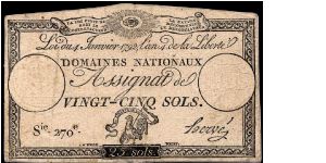 25 Sols.

From the January issue. Banknote