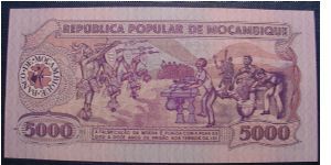 Banknote from Mozambique