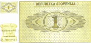 Banknote from Slovenia