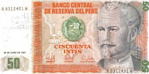 Banknote from Peru