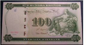Sweden 100 Kronor Commemorating the 250th anniversary of the founding of Tumba Bruk banknote paper mill.

NOT FOR SALE Banknote
