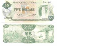 Banknote from Guyana