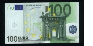 100 Euro.

Serial -S- prefix (Italy)

Baroque and Rococo architecture represented on face and back.

Pick #5s Banknote