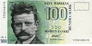 100 Markkaa 1986 Litt.A Banknote