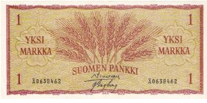 1 Markka 1963 Banknote