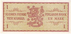 Banknote from Finland