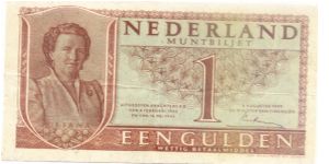 1 Gulden Banknote
