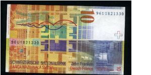 Banknote from Switzerland